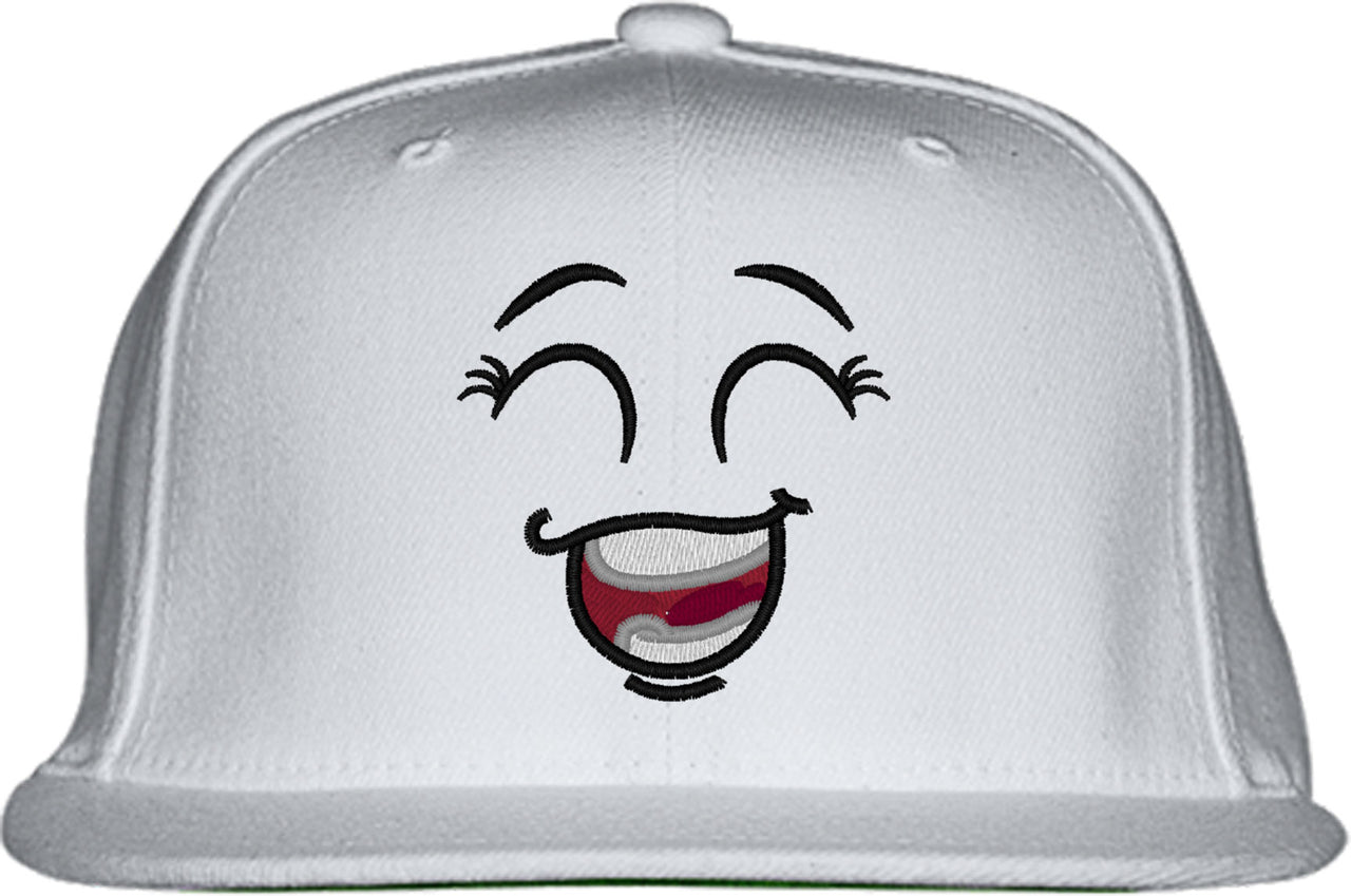 Emoji Smiling Face Snapback Hat
