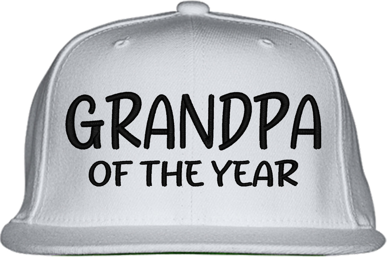 Grandpa Of The Year Father's Day Snapback Hat