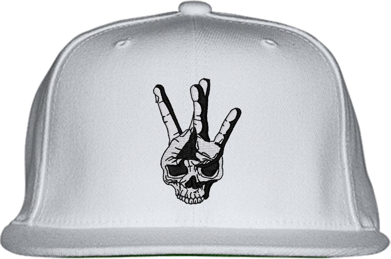 Hip Hop Skull Snapback Hat