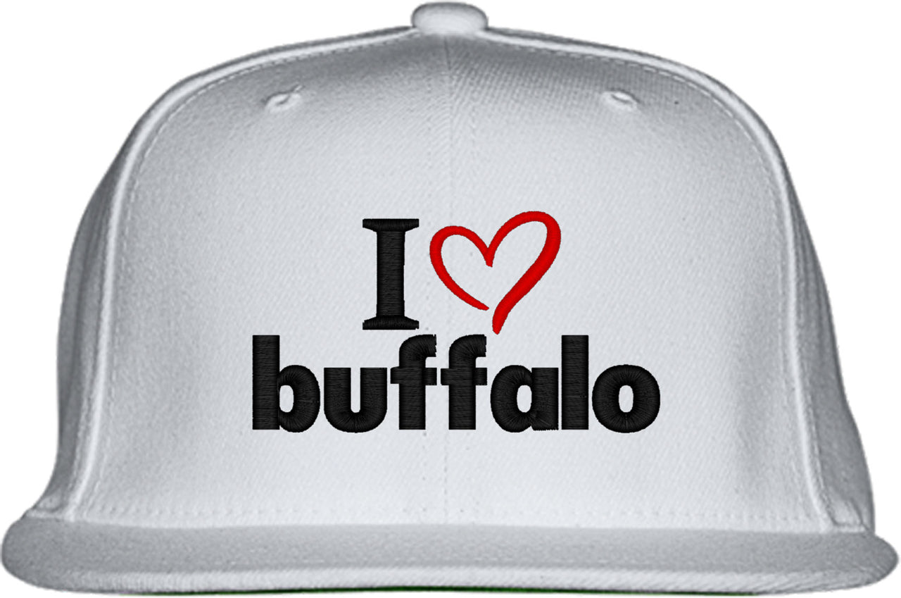 I Love Buffalo Snapback Hat