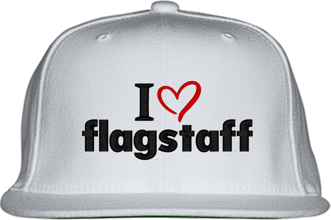 I Love Flagstaff Snapback Hat