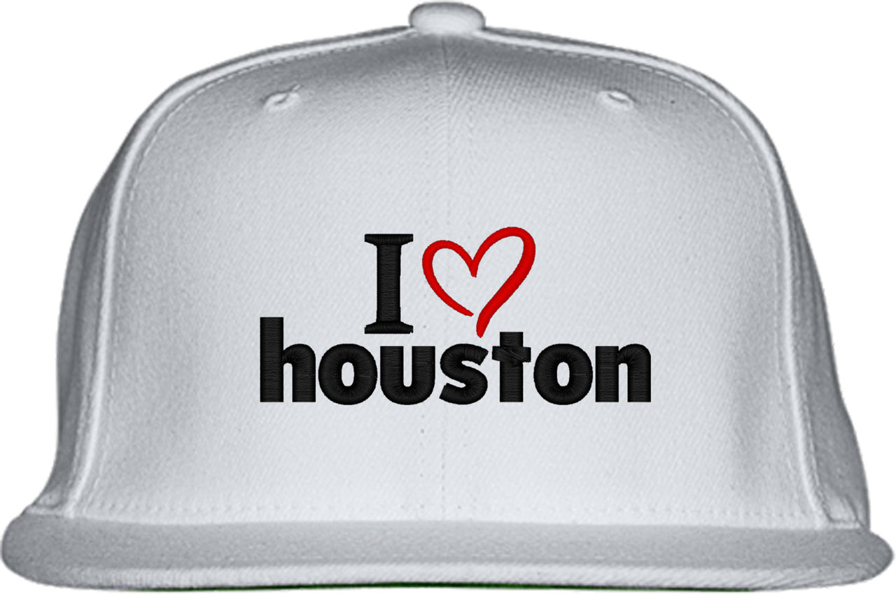 I Love Houston Snapback Hat