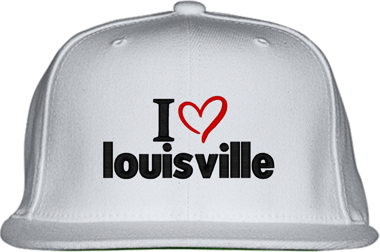 I Love Louisville Snapback Hat
