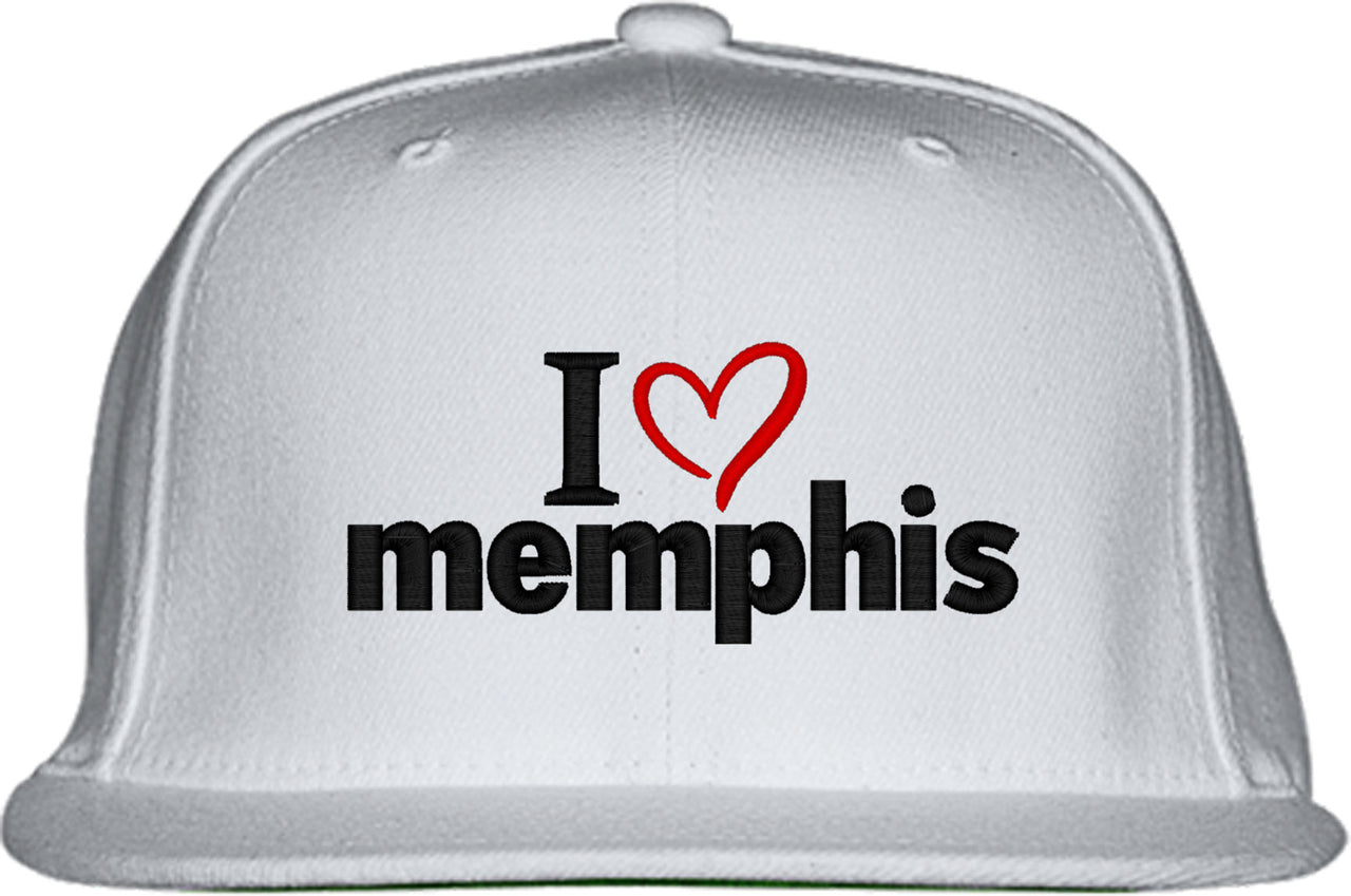 I Love Memphis Snapback Hat
