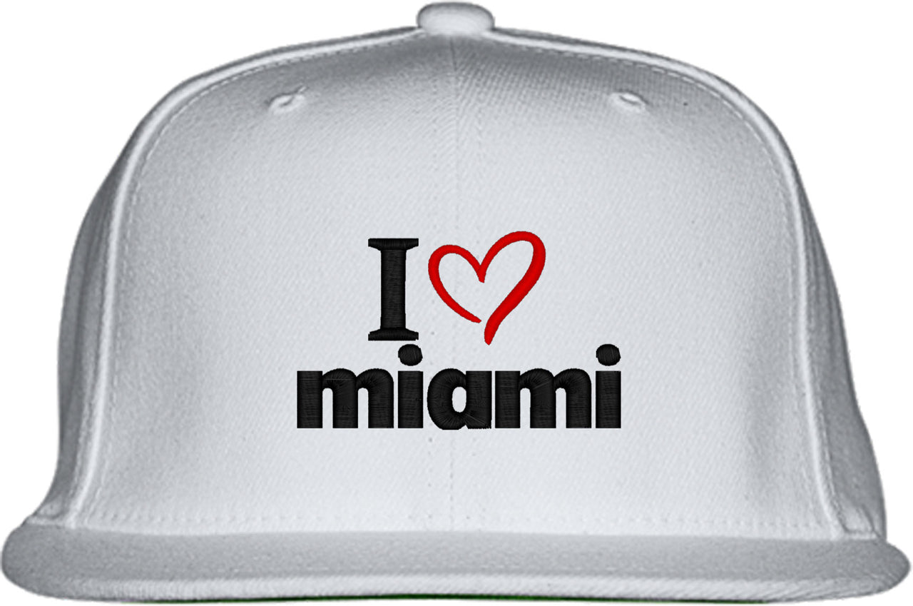 I Love Miami Snapback Hat