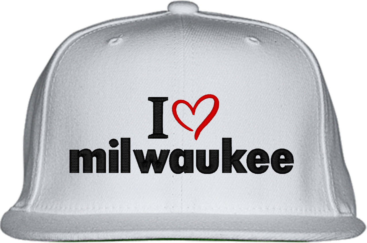 I Love Milwaukee Snapback Hat