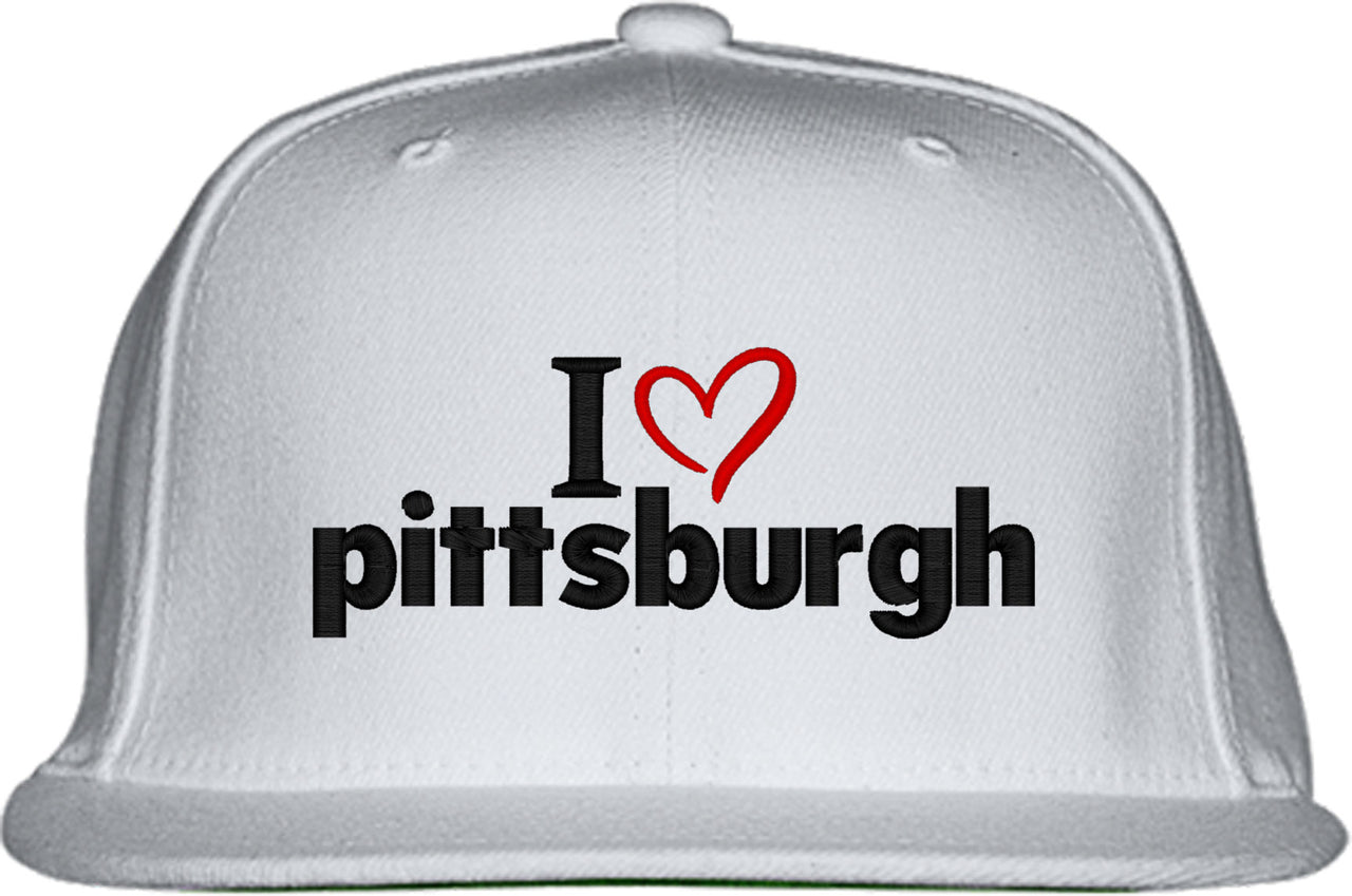 I Love Pittsburgh Snapback Hat
