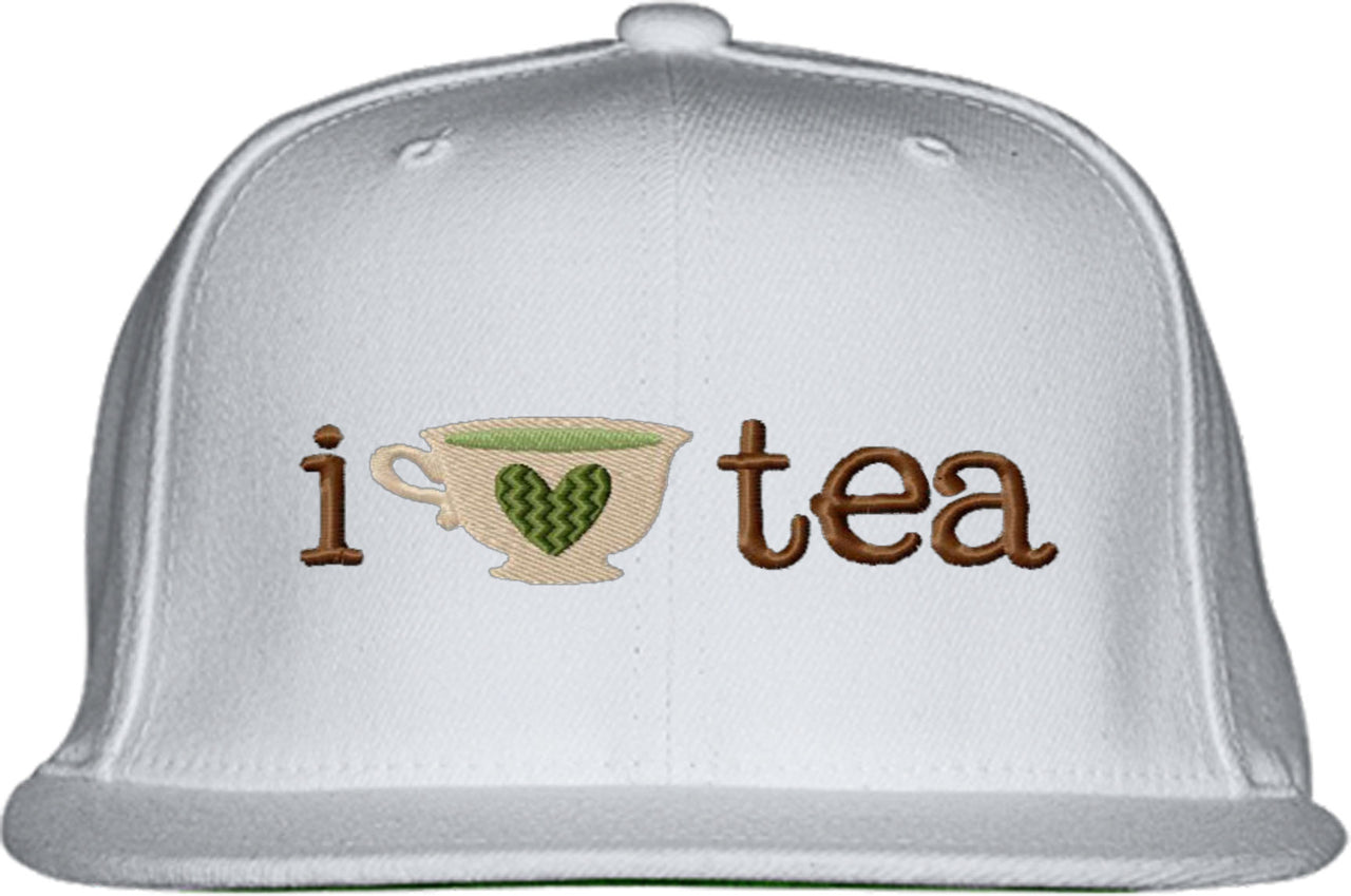 I Love Tea Snapback Hat