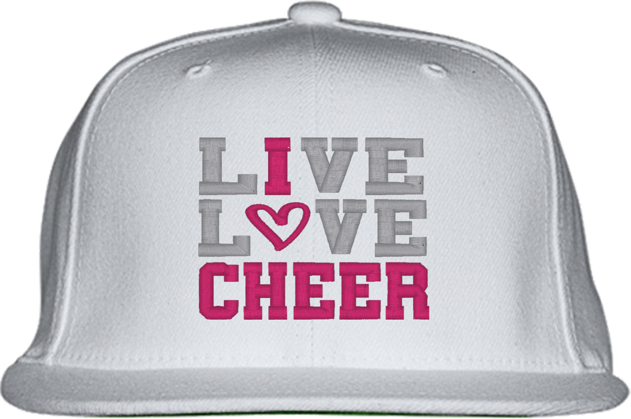 Live Love Cheer Snapback Hat