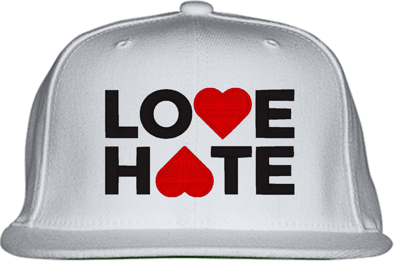Love Hate Snapback Hat