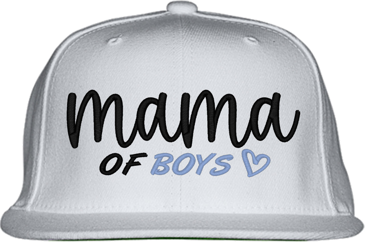 Mama Of Boys Snapback Hat