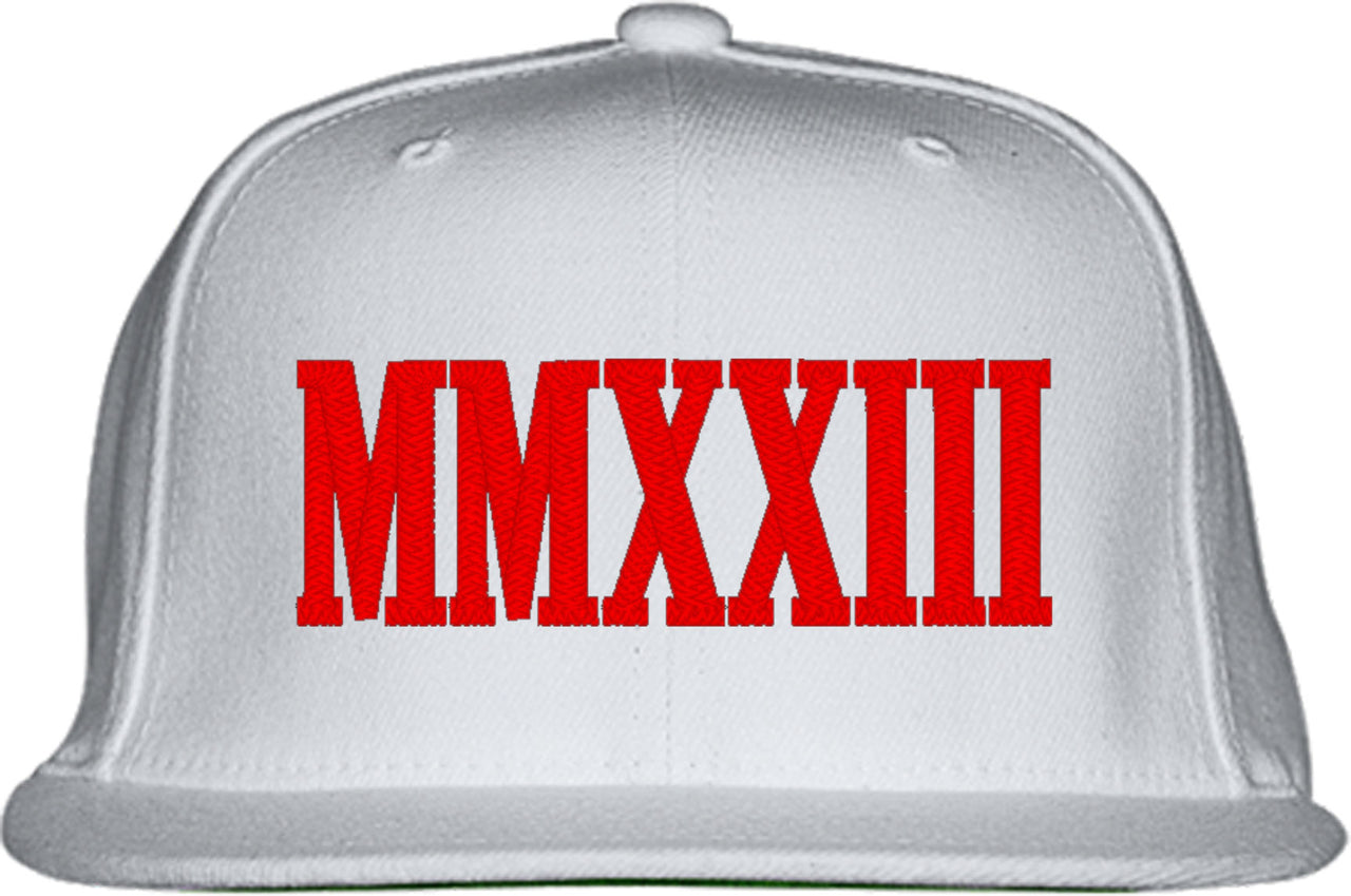 Roman Numeral MMXXIII 2023 Snapback Hat