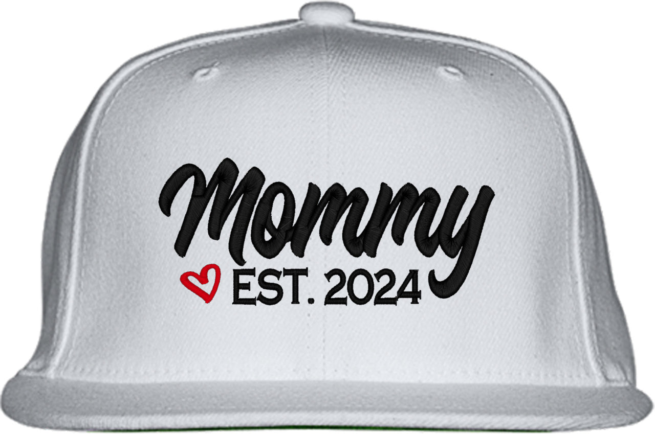 Mommy Established [Custom Year] Mother's Day Snapback Hat