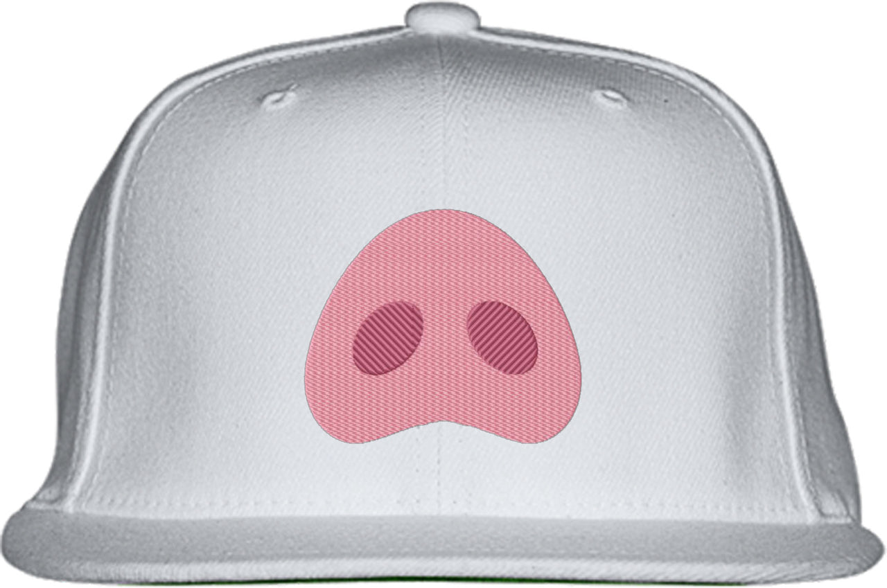 Cute Pig Nose Snapback Hat