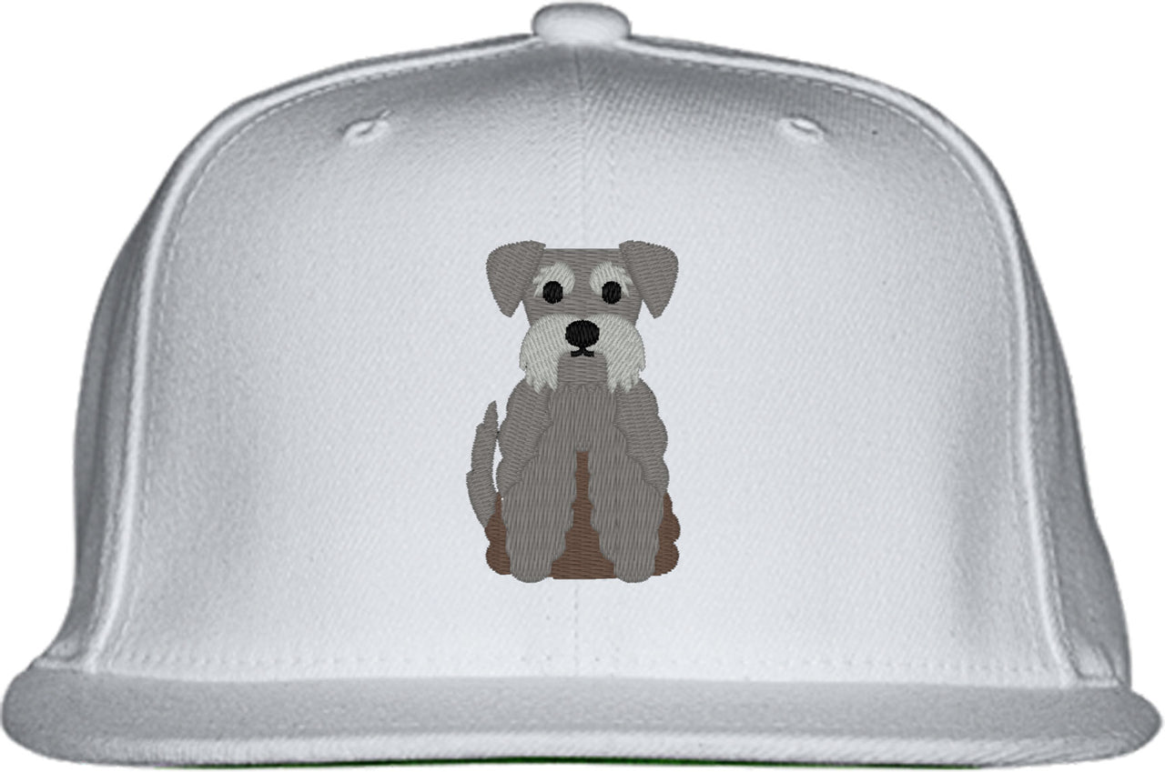 Schnauzer Dog Snapback Hat