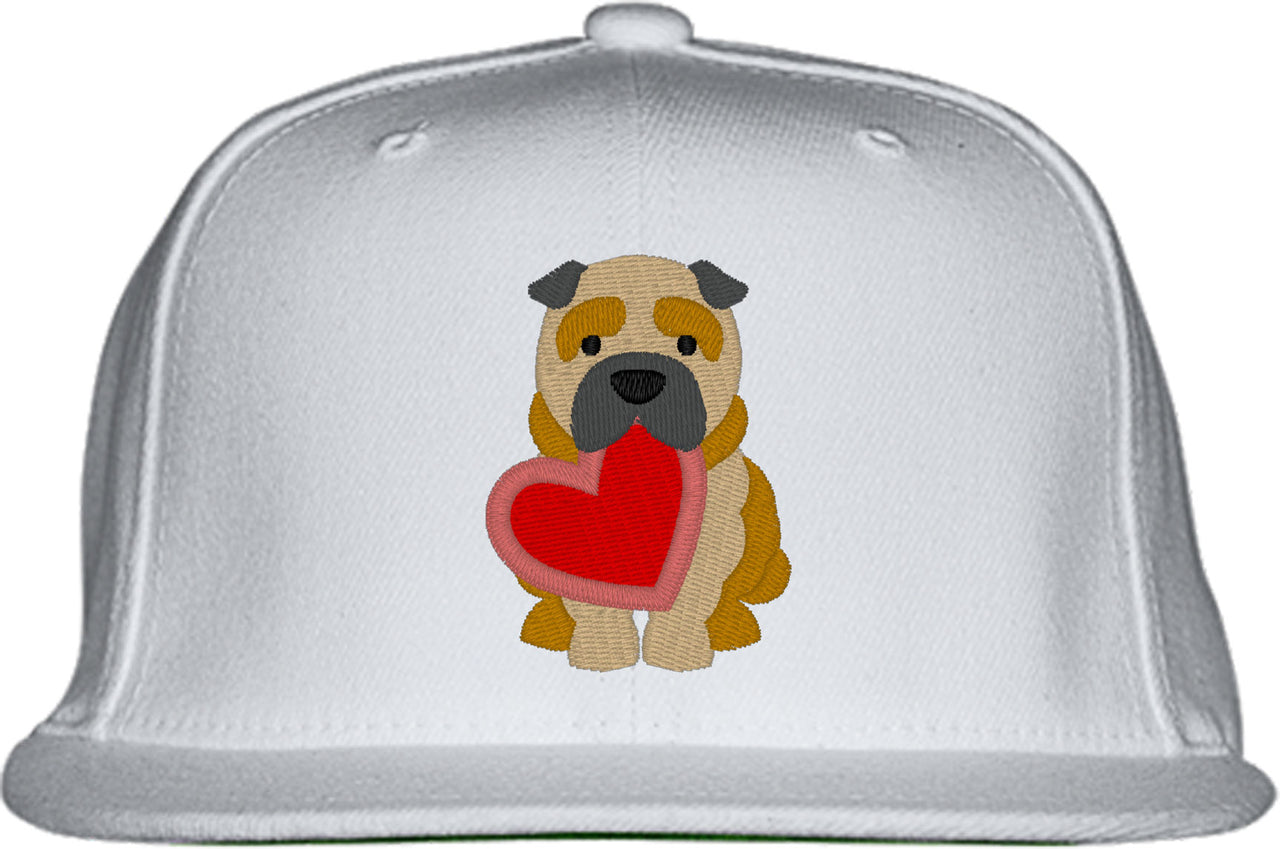 Shar Pei Puppy Dog Love Snapback Hat