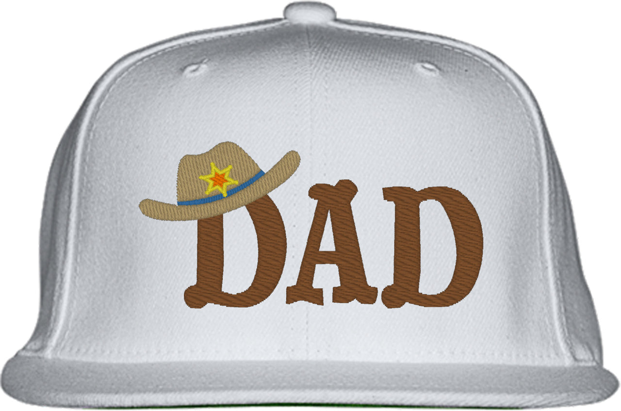 Sheriff Dad Father's Day Snapback Hat