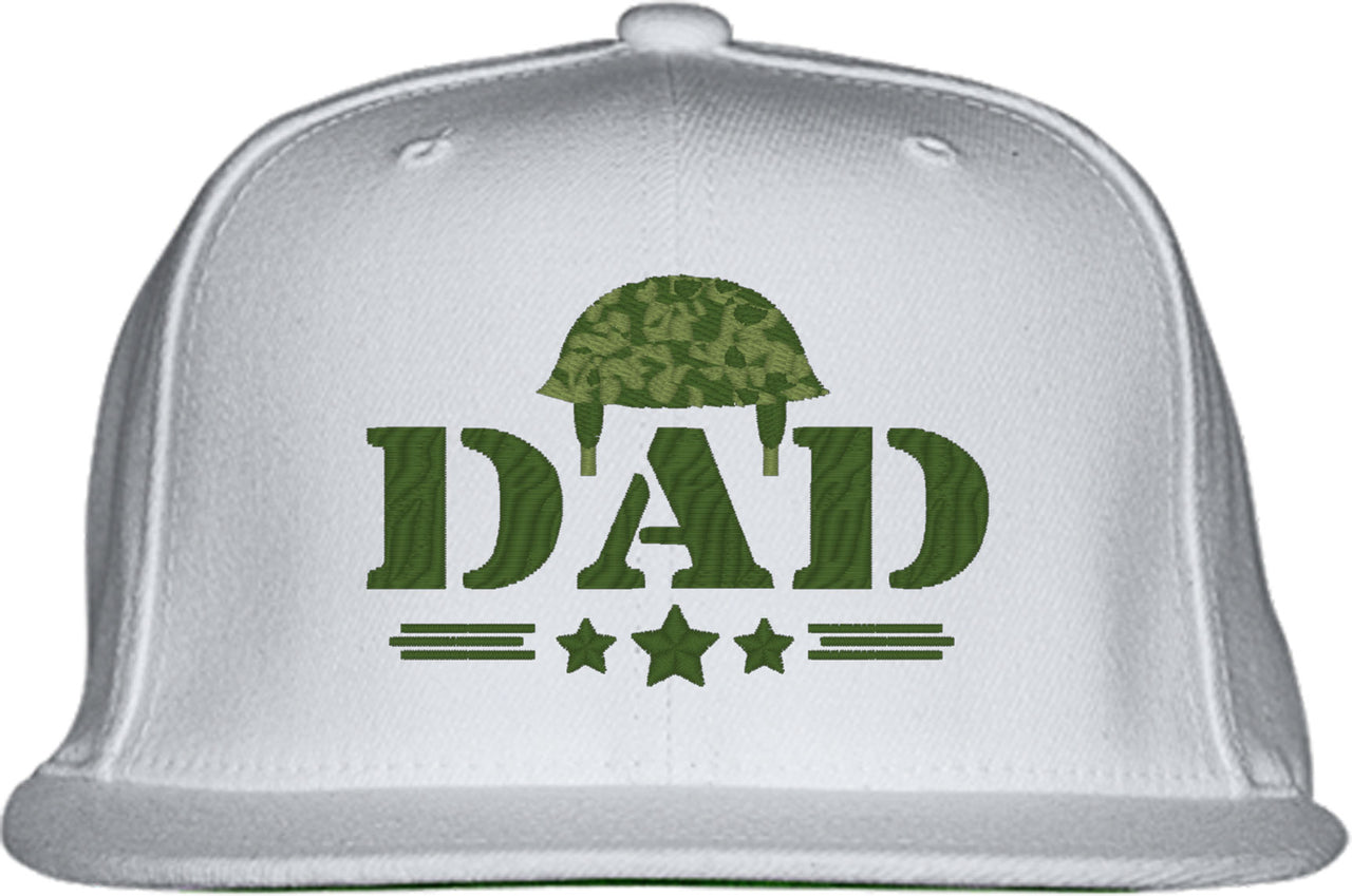 Soldier Dad Father's Day Snapback Hat