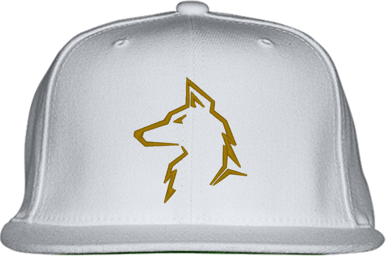 Wolf Silhouette Snapback Hat