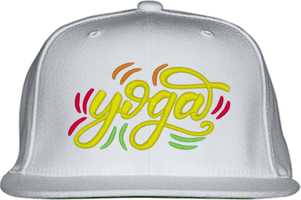 Yoga Typography Snapback Hat