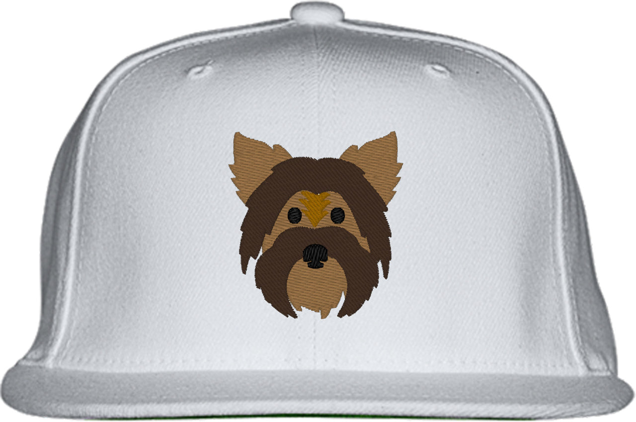 Yorkshire Dog Face Snapback Hat