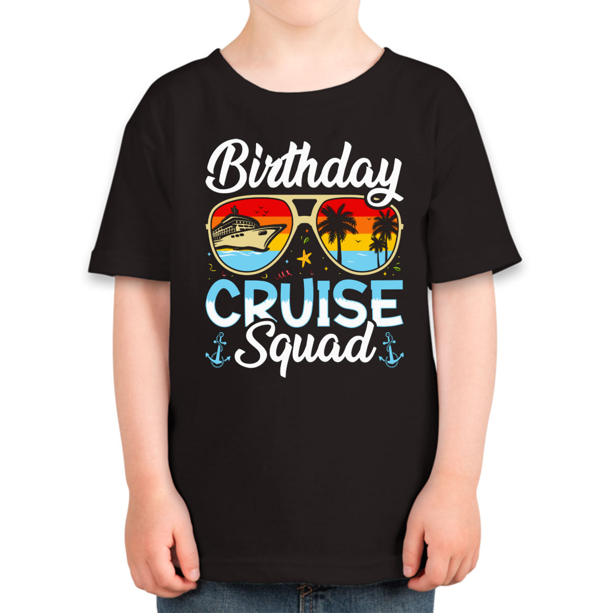 Birthday Cruise Squad Toddler T-shirt