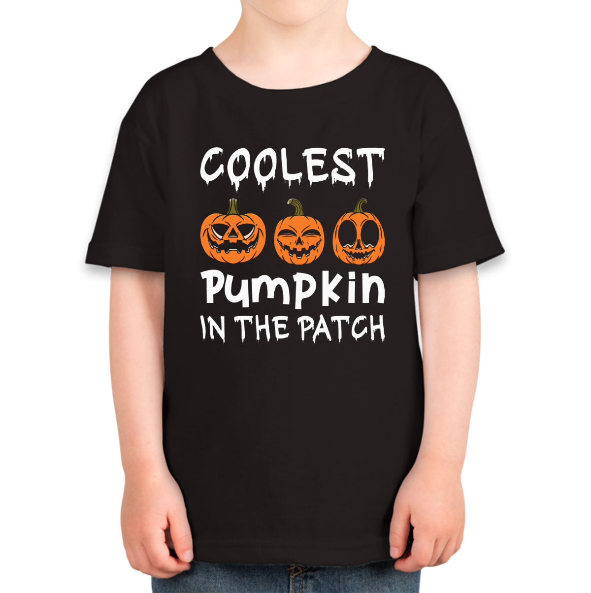 Coolest Pumpkin In The Pitch Halloween Toddler T-shirt