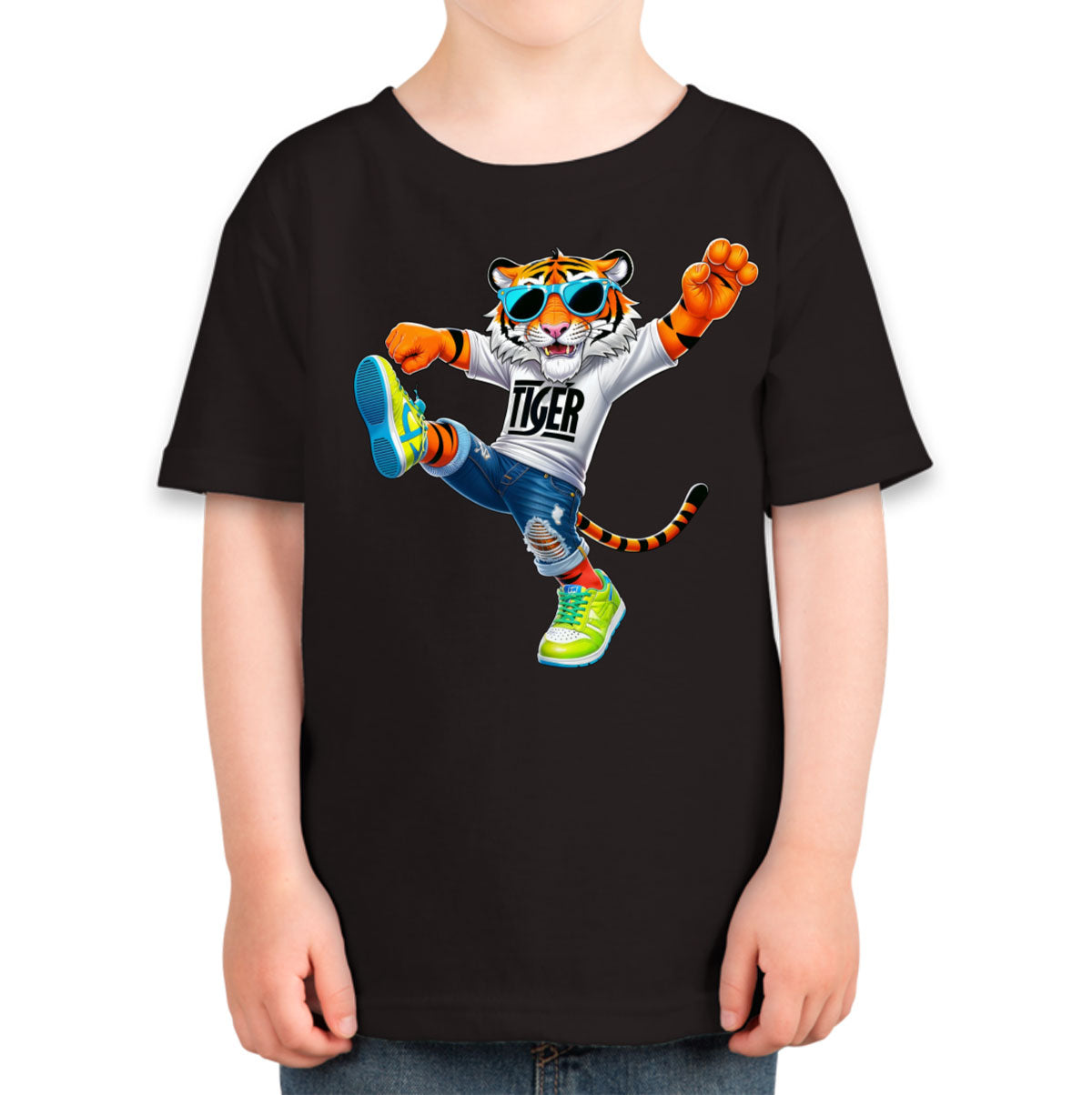 Dancing Tiger Toddler T-shirt