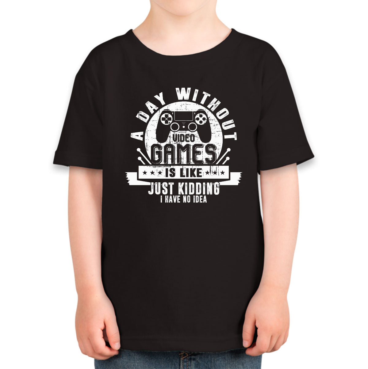 A Day Without Video Games Gamer Toddler T-shirt