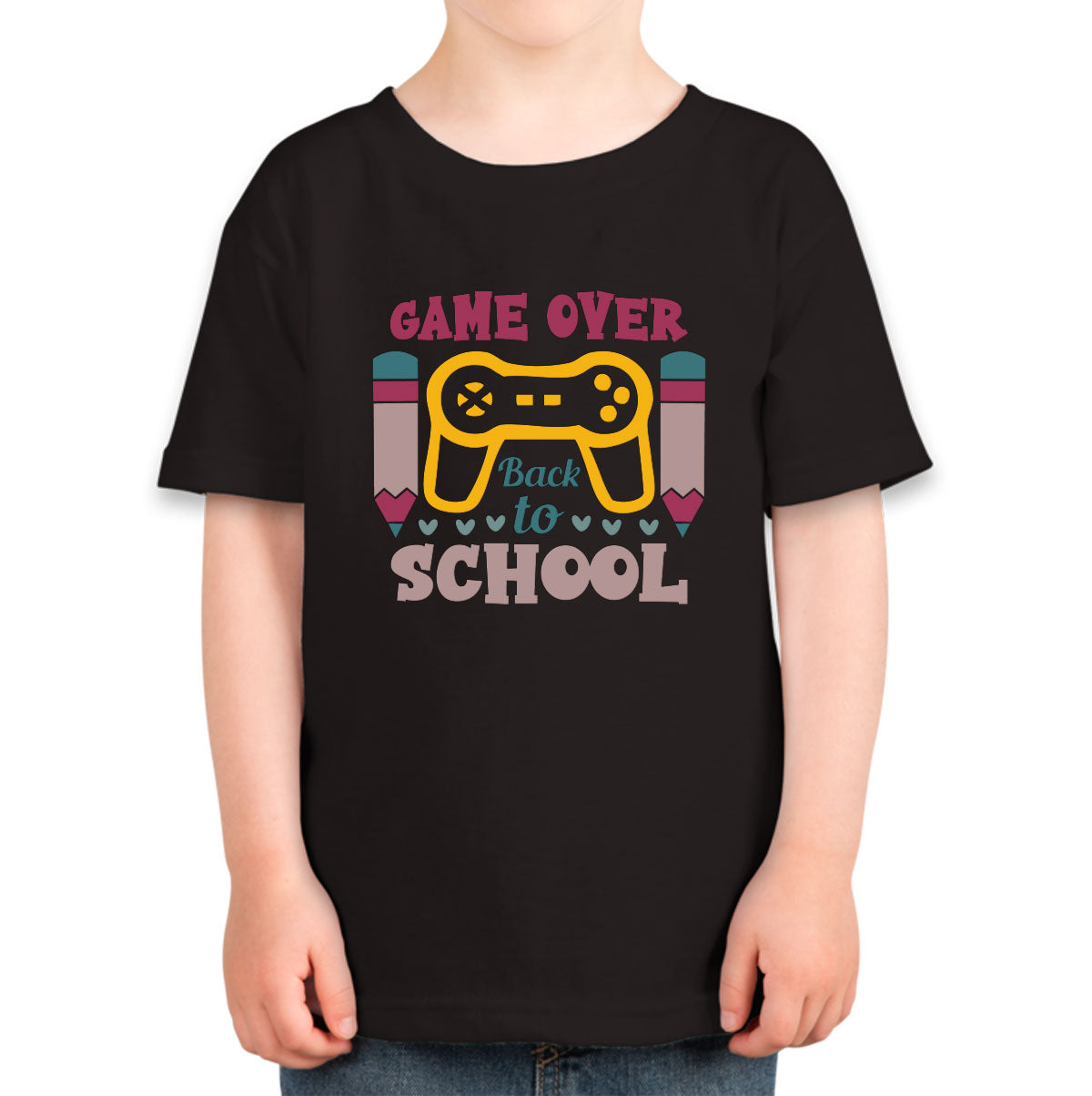 Game Over Back To School Toddler T-shirt