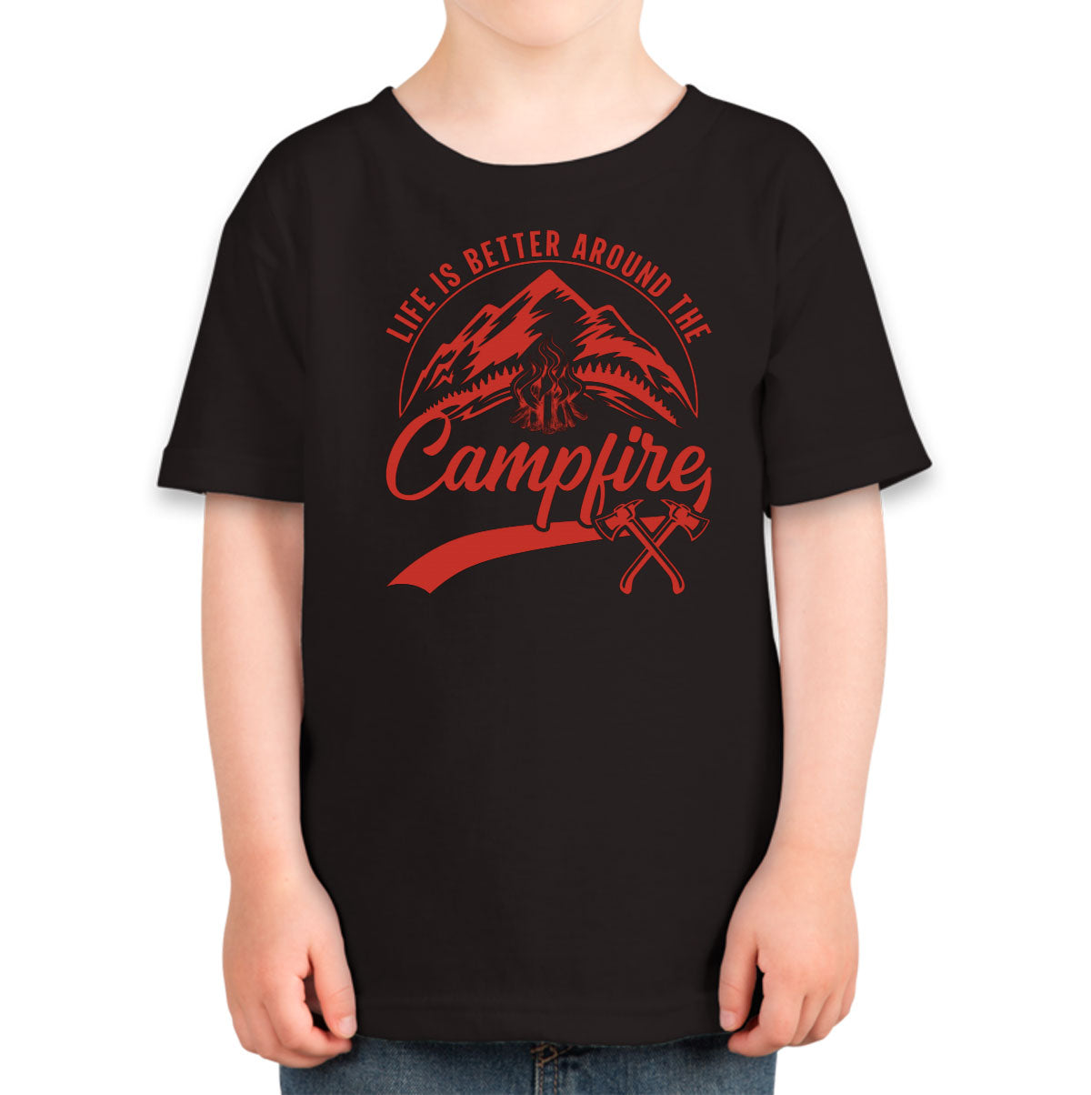 Life Is Better Around The Campfire Toddler T-shirt