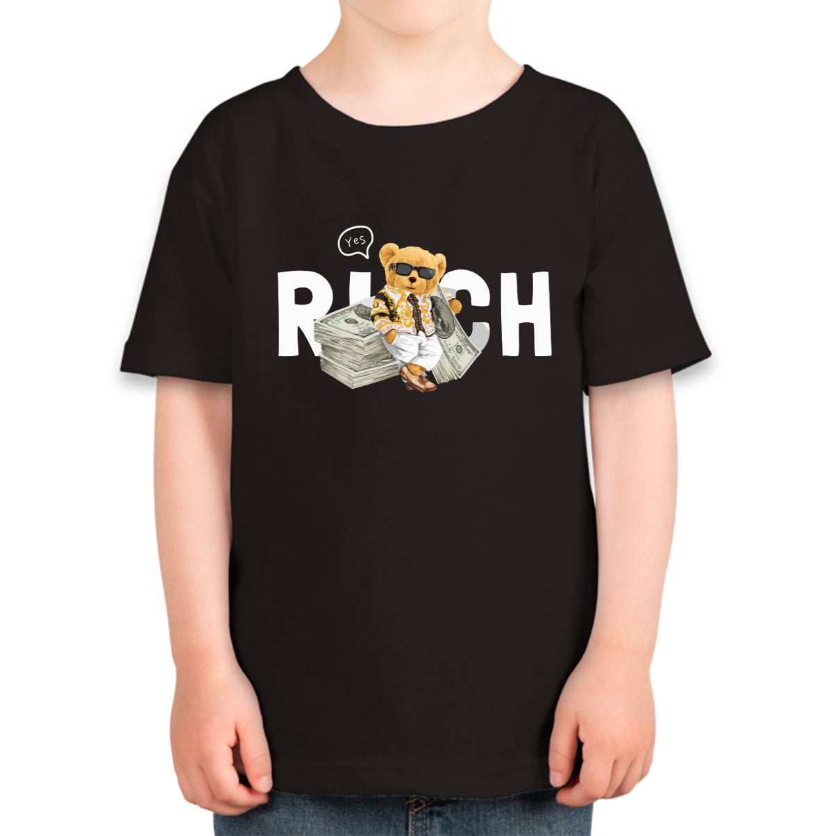 Teddy Bear Rich Toddler T-shirt