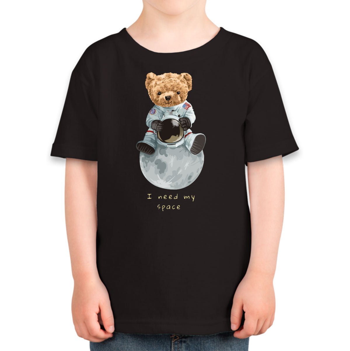 Teddy Bear Astronaut Toddler T-shirt