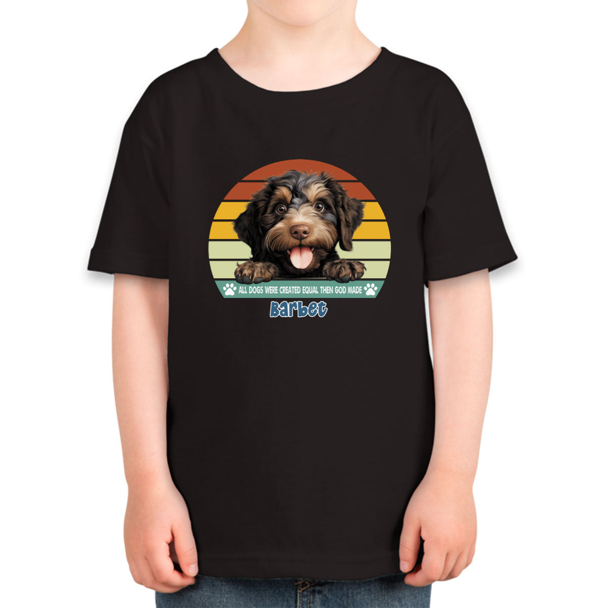 All Dogs Were Created Equal Barbet Toddler T-shirt
