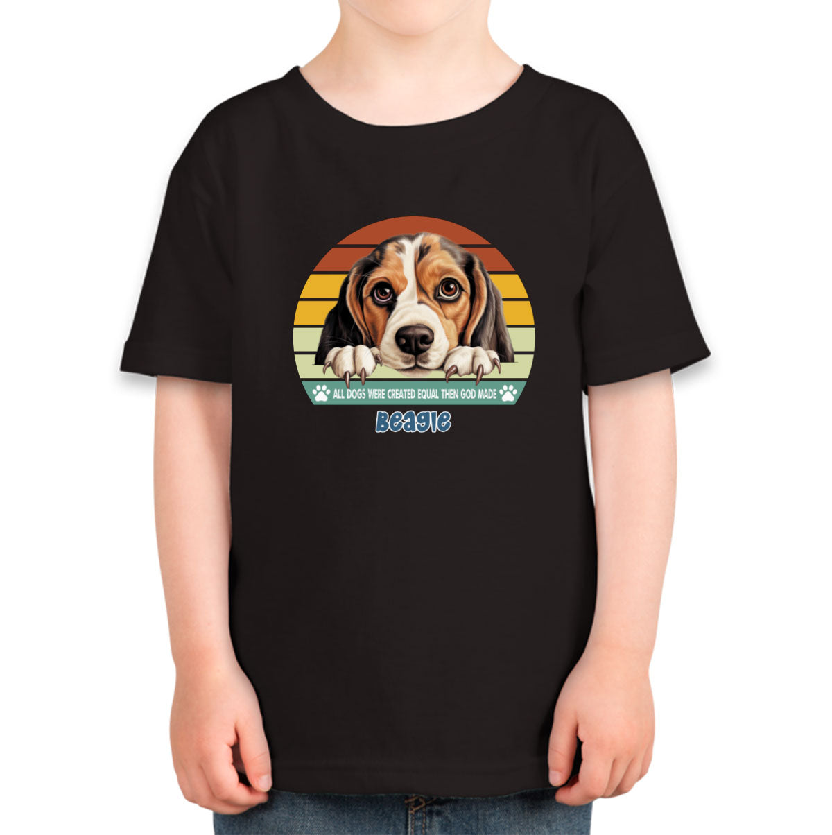 All Dogs Were Created Equal Beagle Toddler T-shirt