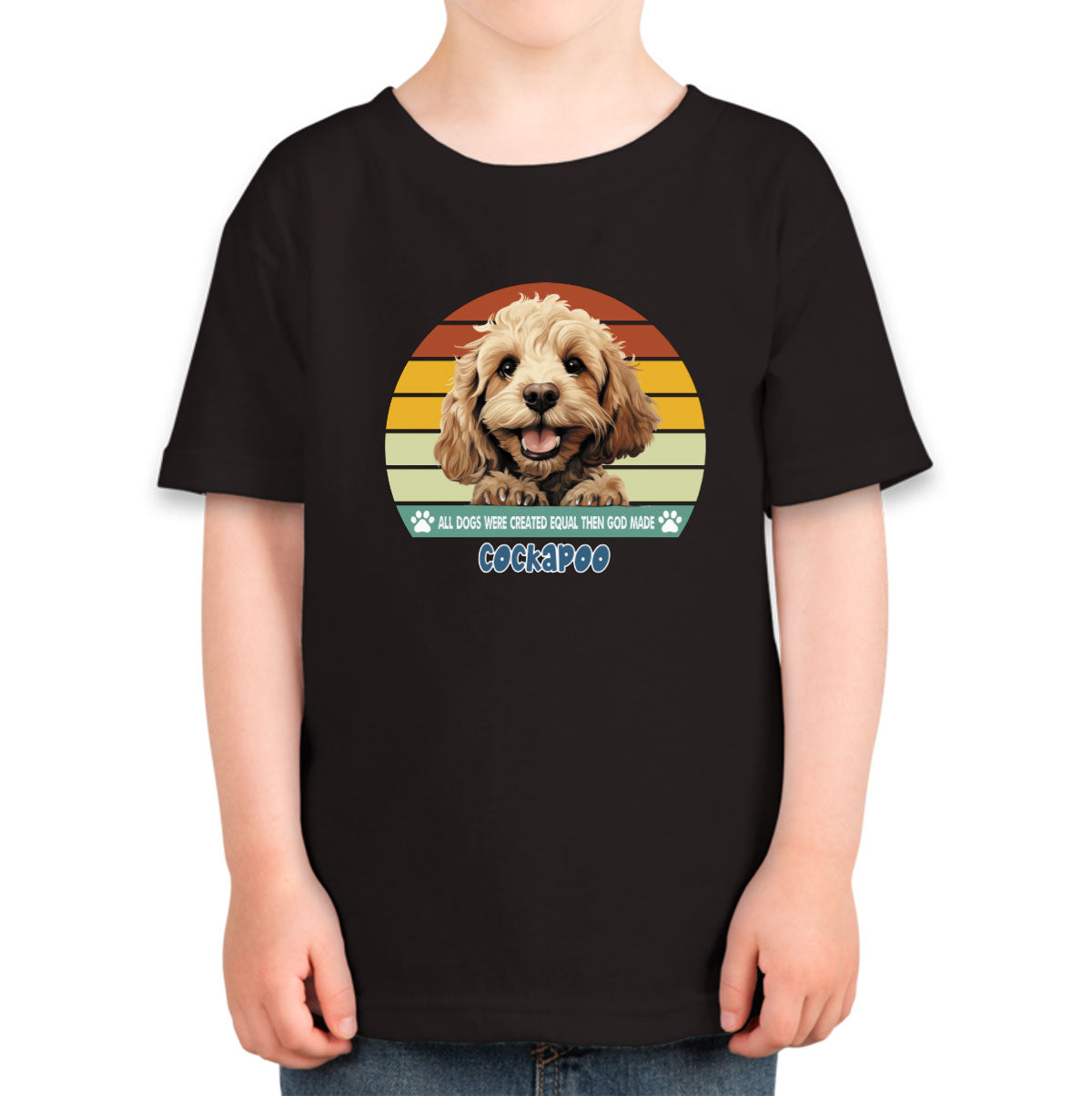 All Dogs Were Created Equal Cockapoo Toddler T-shirt