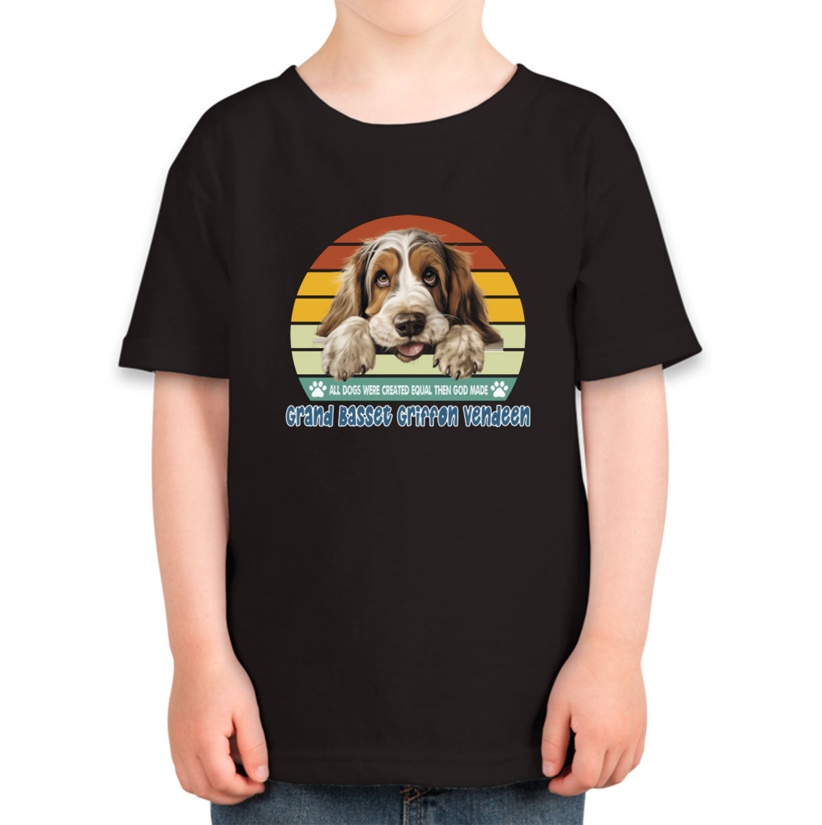 All Dogs Were Created Equal Grand Basset Griffon Vendeen Toddler T-shirt
