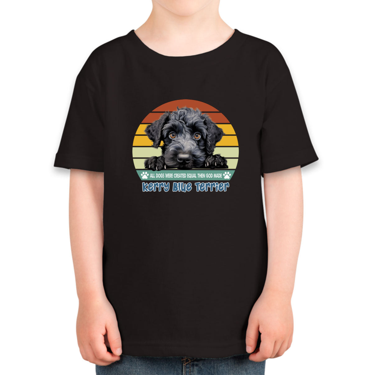 All Dogs Were Created Equal Kerry Blue Terrier Toddler T-shirt