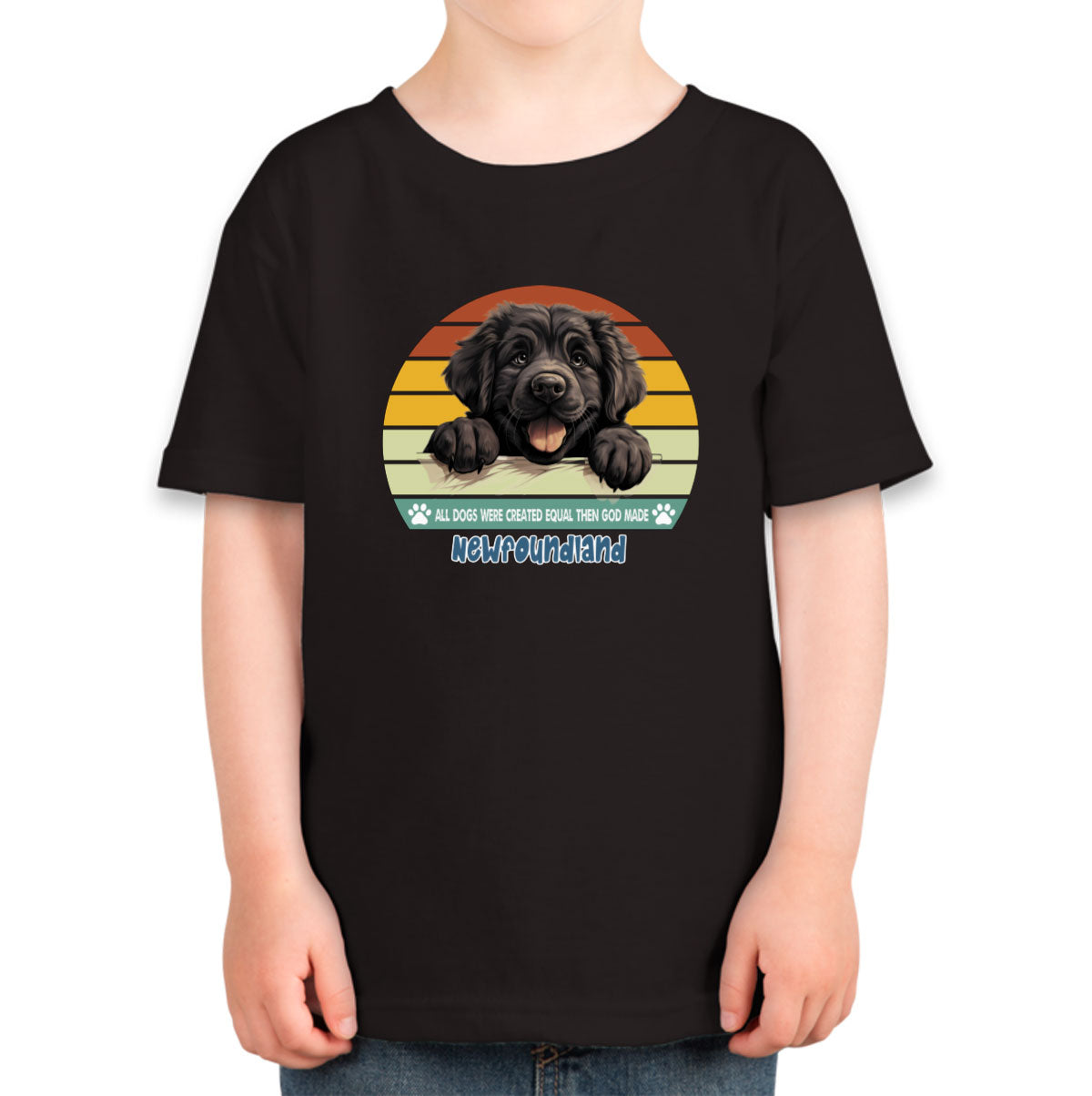All Dogs Were Created Equal Newfoundland Toddler T-shirt