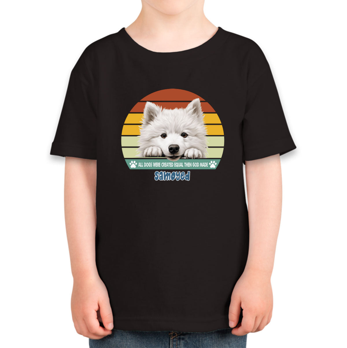 All Dogs Were Created Equal Samoyed Toddler T-shirt