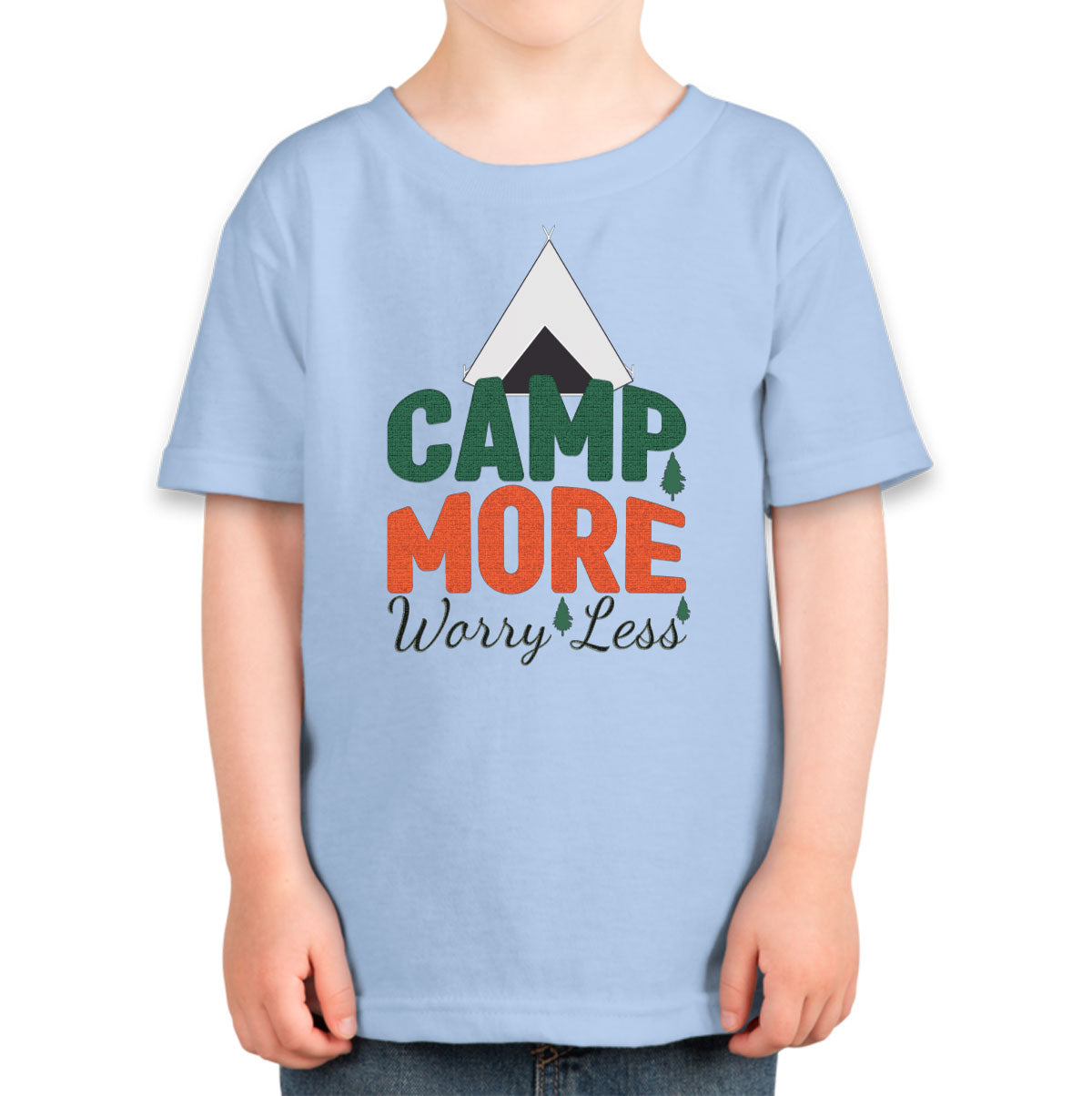 Camp More Worry Less Toddler T-shirt