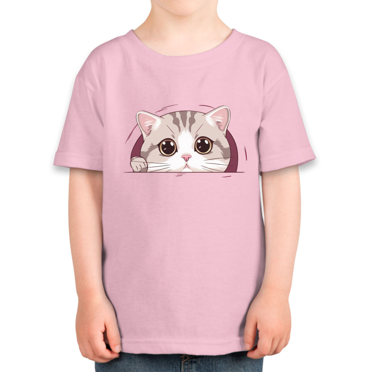 Cute American Cat Toddler T-shirt