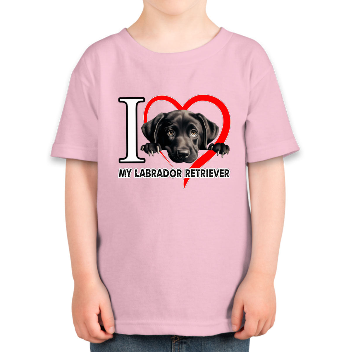 I Love My Labrador Retriever Dog Toddler T-shirt