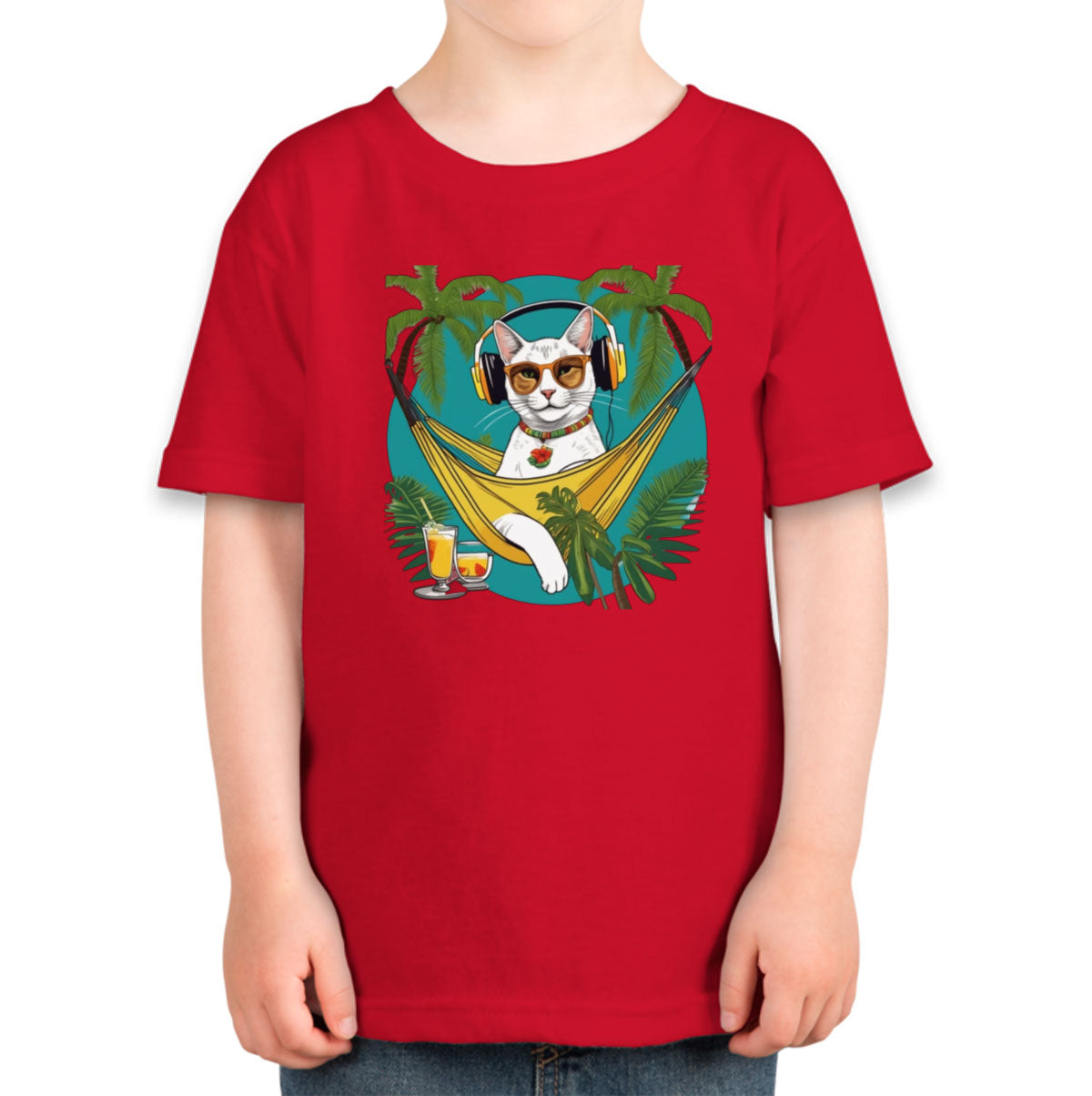 Cat On Vacation Toddler T-shirt