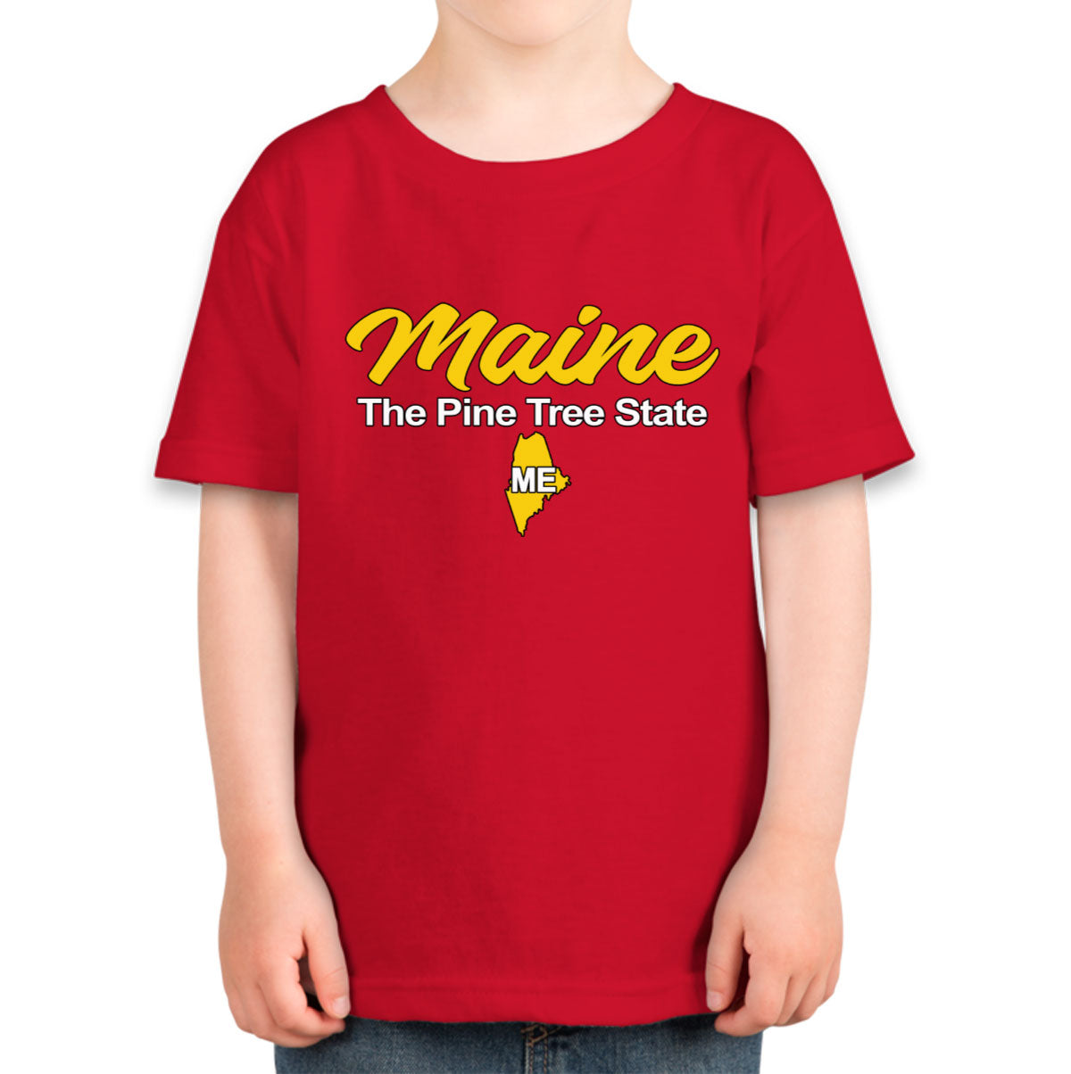 Maine The Pine Tree State Toddler T-shirt