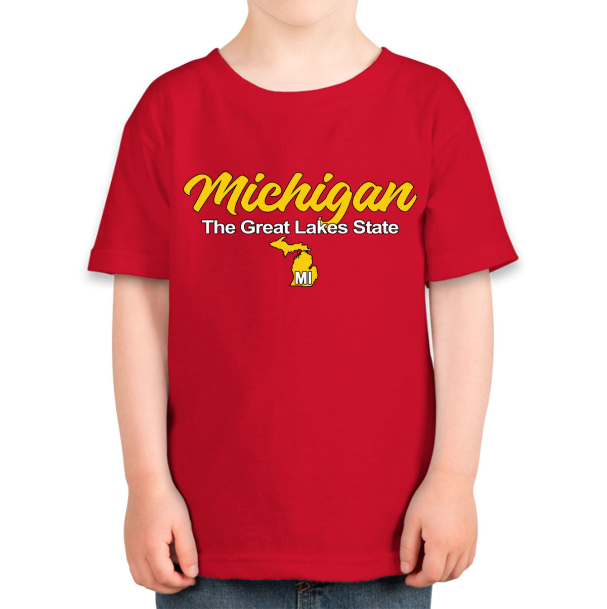 Michigan The Great Lakes State Toddler T-shirt