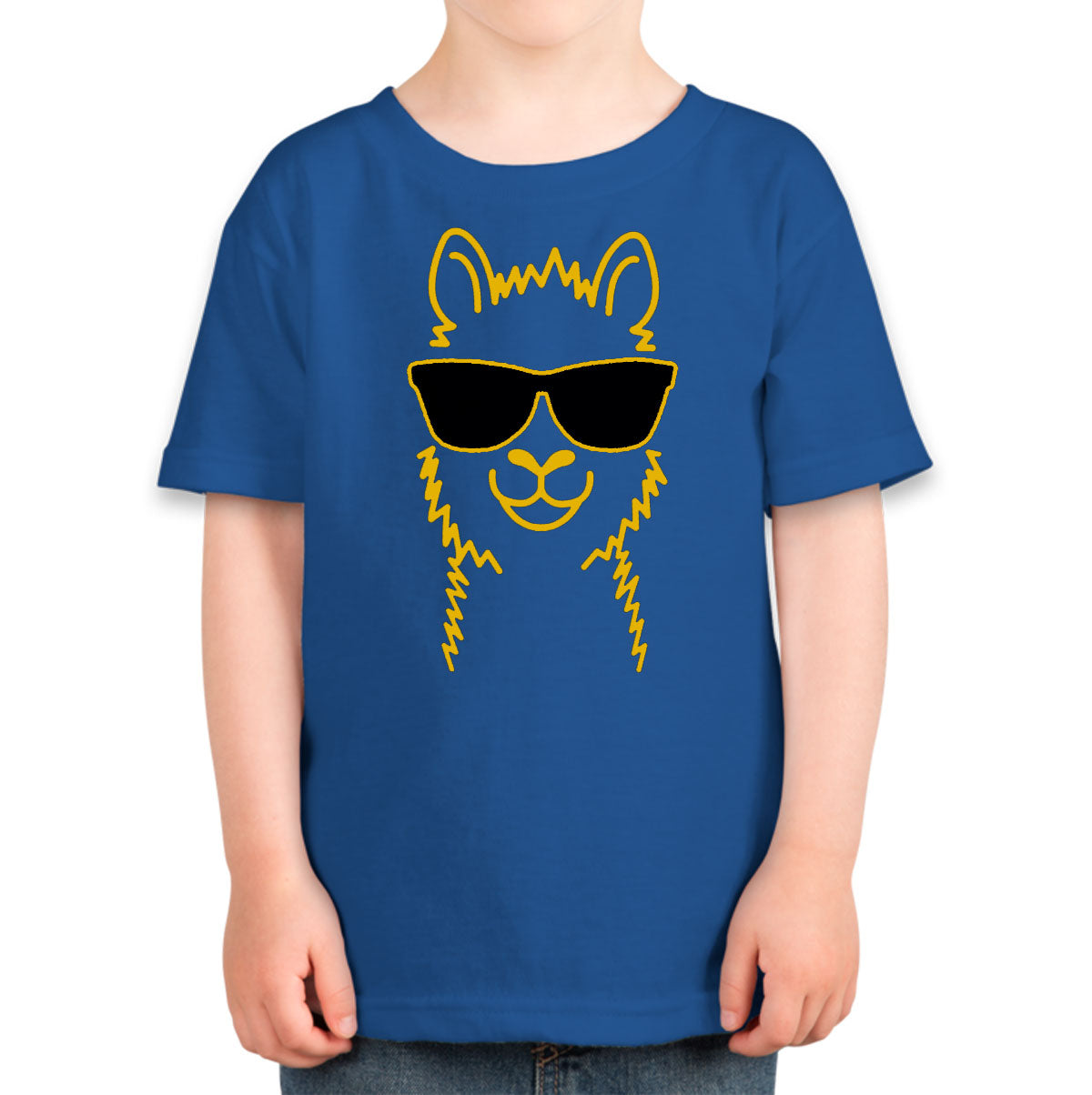 Llama With Sunglasses Toddler T-shirt