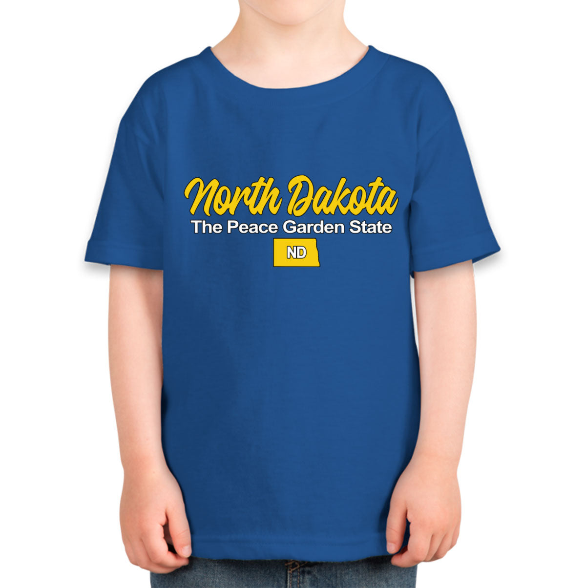 North Dakota The Peace Garden State Toddler T-shirt