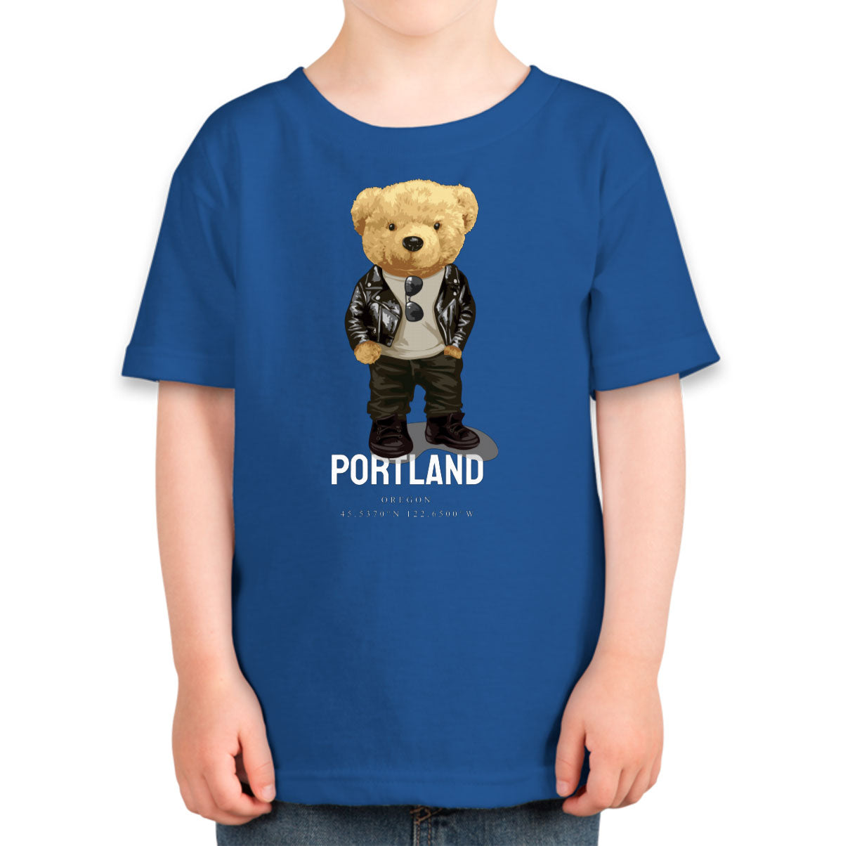 Teddy Bear Portland Toddler T-shirt