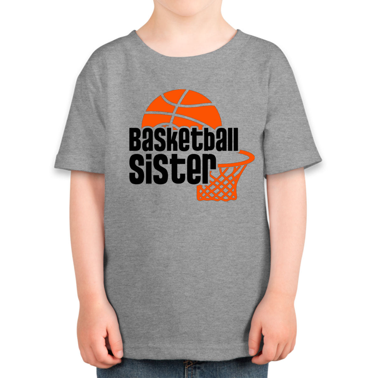 Basketball Sister Toddler T-shirt